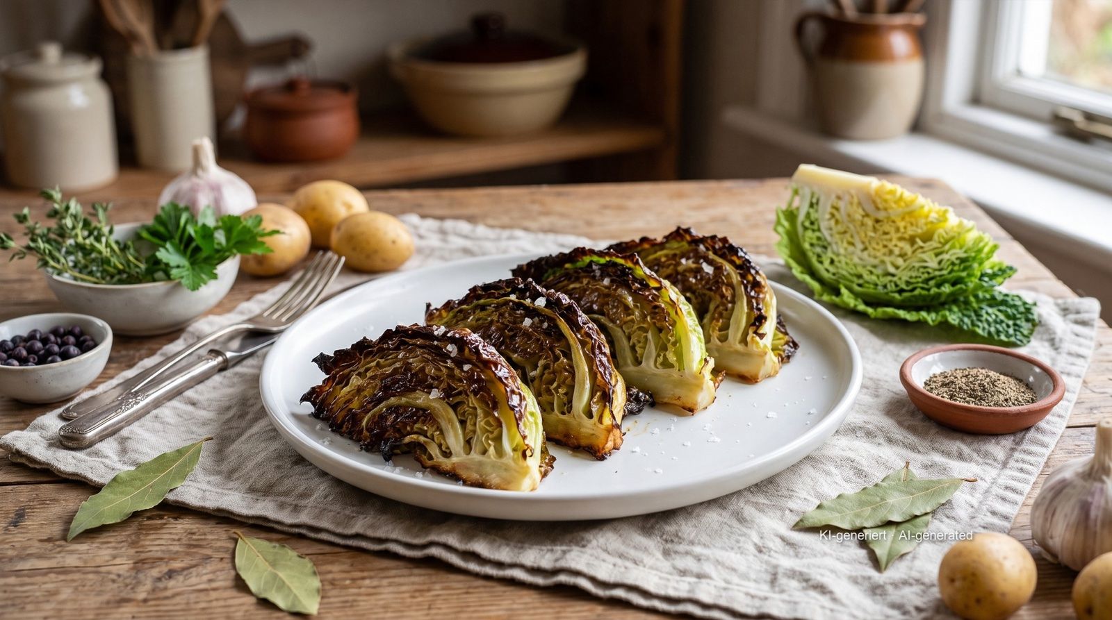 Wirsing aus der Heißluftfritteuse