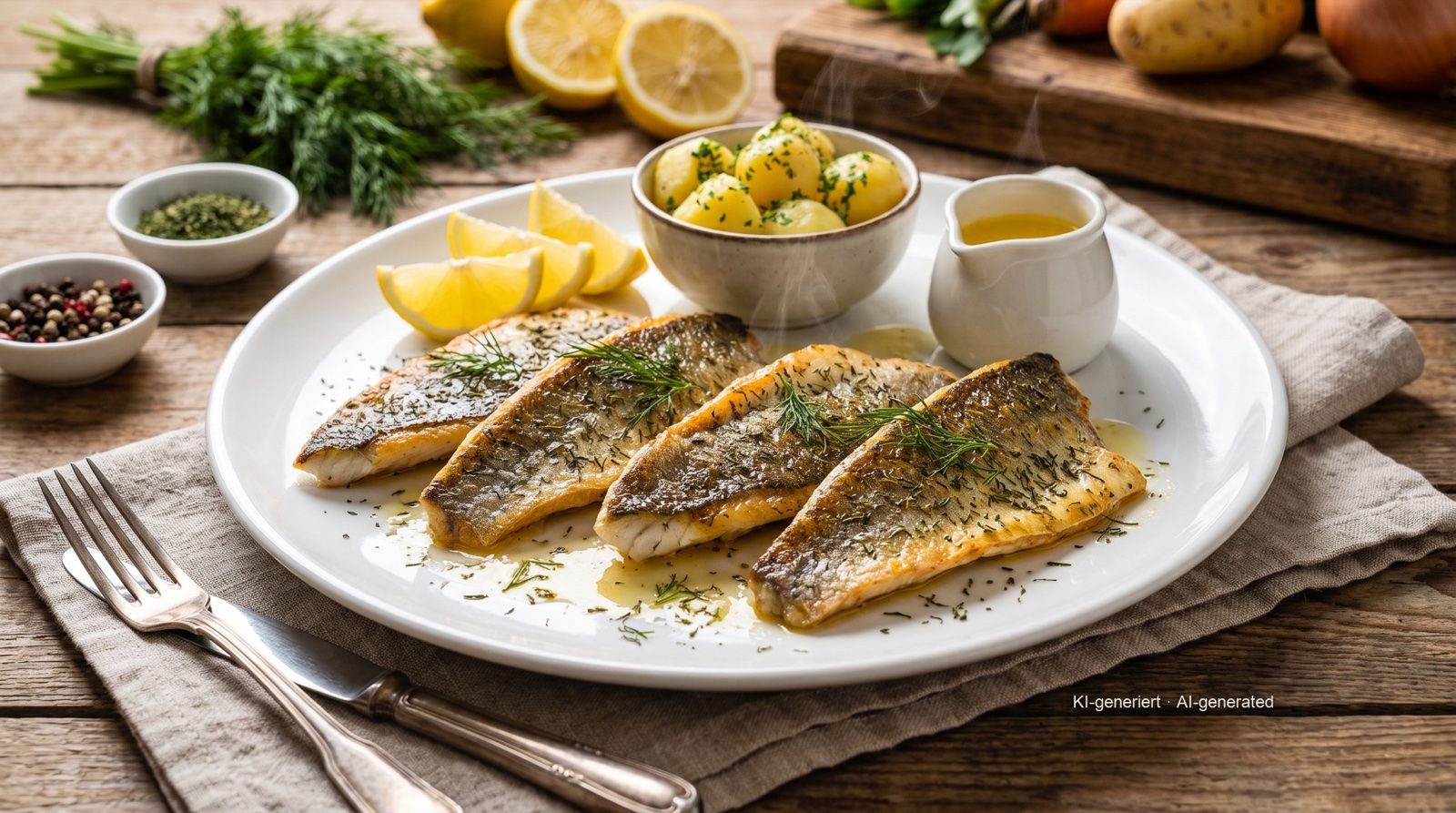 Zanderfilet aus der Heißluftfritteuse