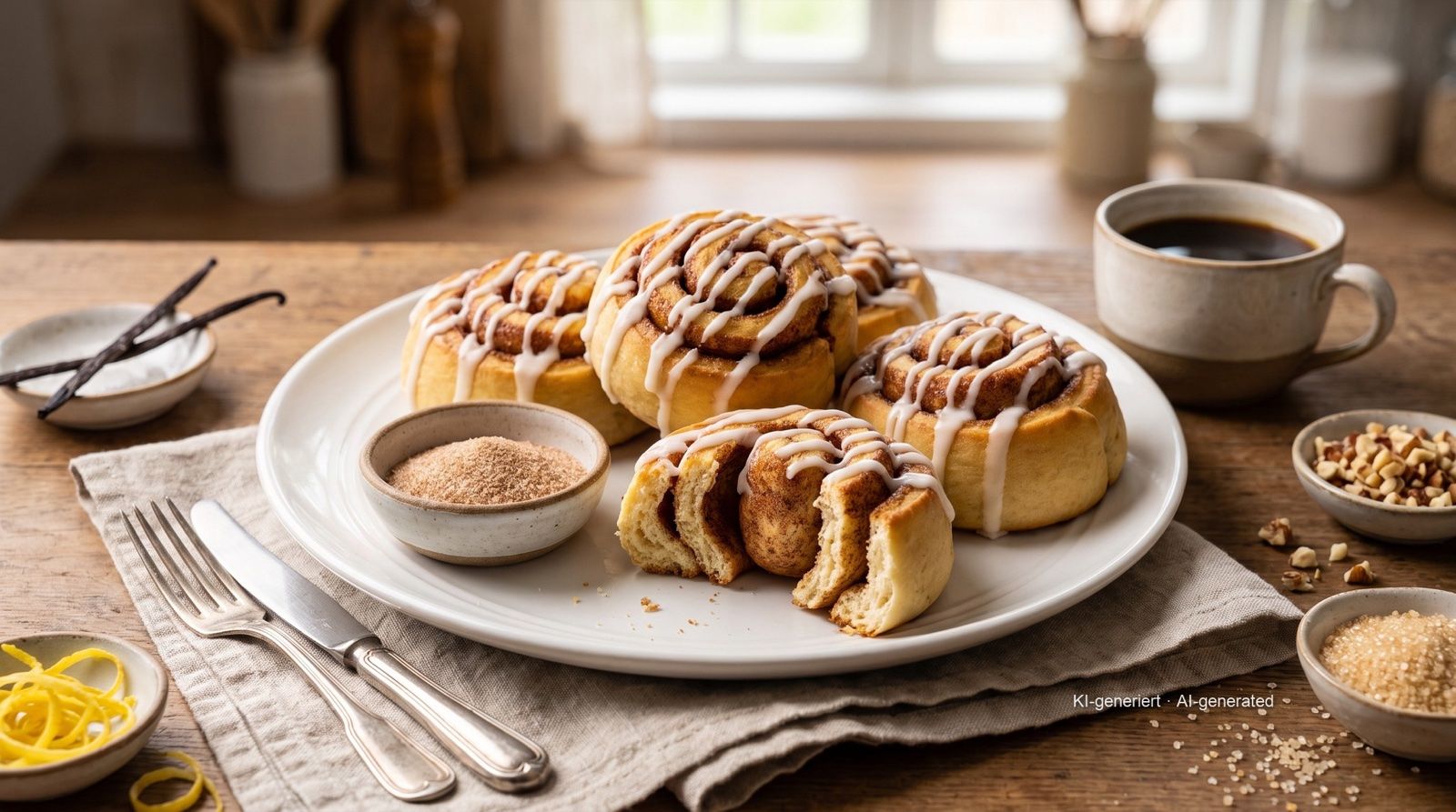 Zimtschnecken aus der Heißluftfritteuse
