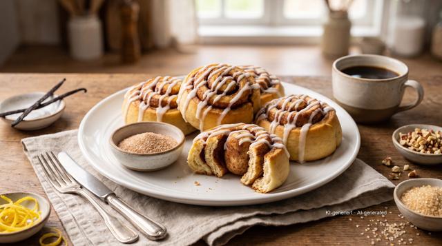 Zimtschnecken aus der Heißluftfritteuse