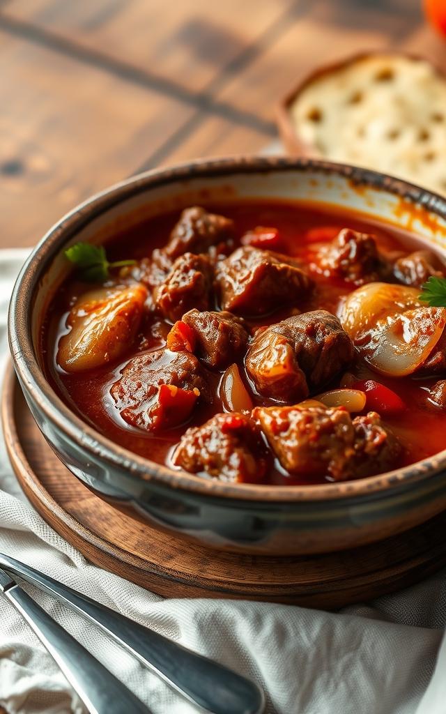 Klassisches Rindergulasch