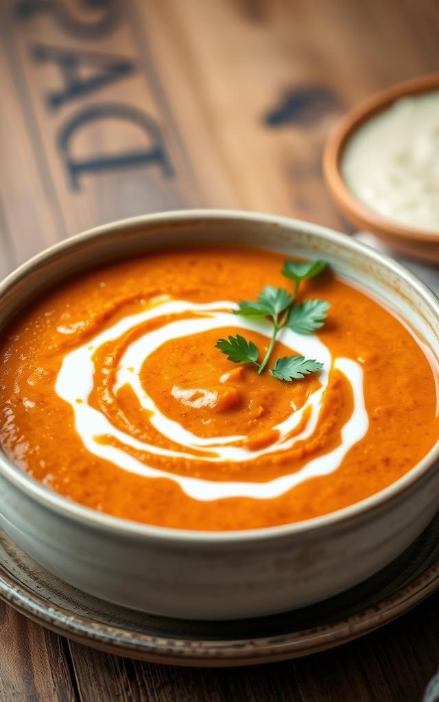 Creamy Tomato Lentil Soup