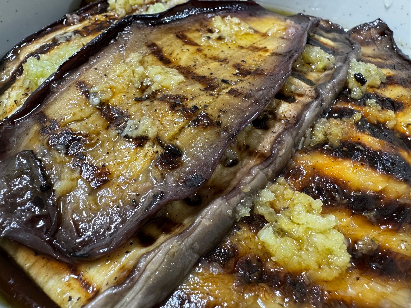 Gegrillte Aubergine