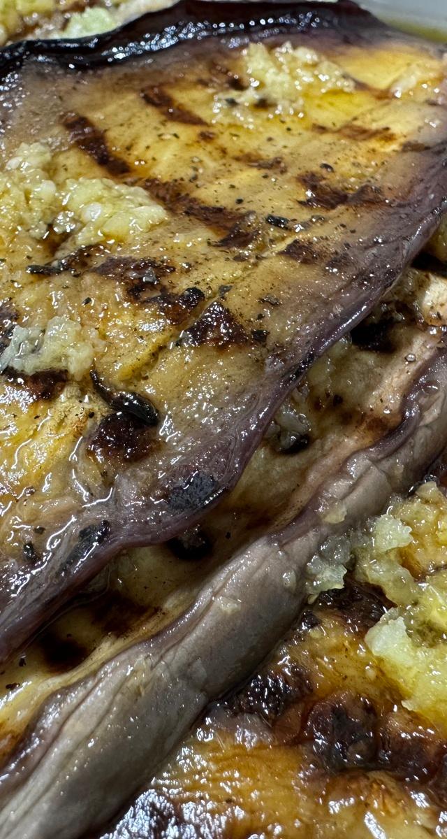 Gegrillte Aubergine