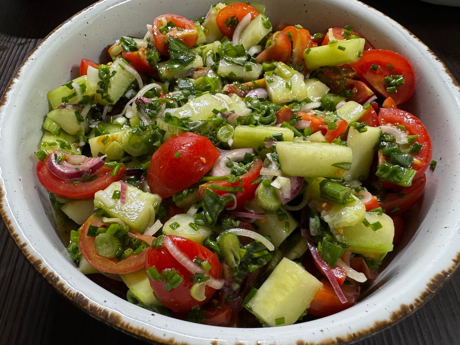 Tomaten Gurken Salat