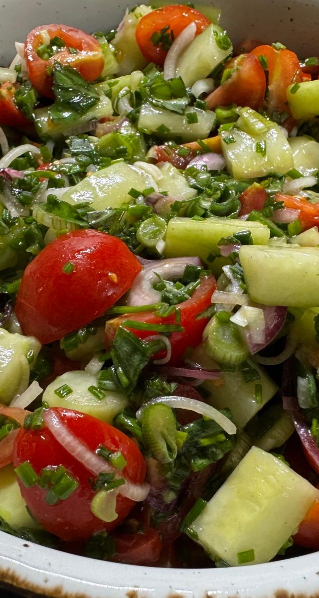 Tomaten Gurken Salat