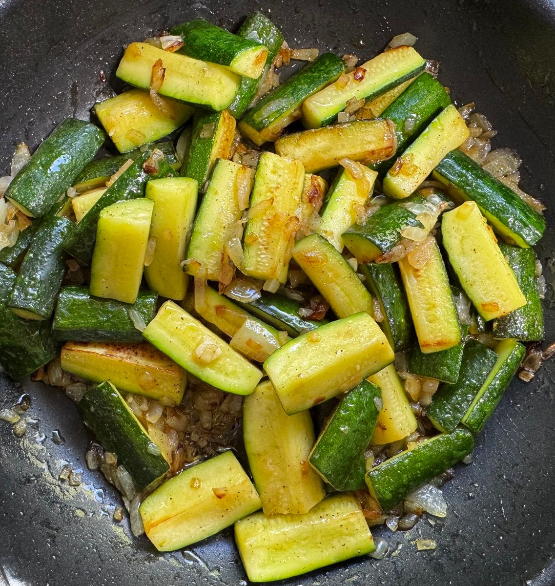 Zucchini gebraten